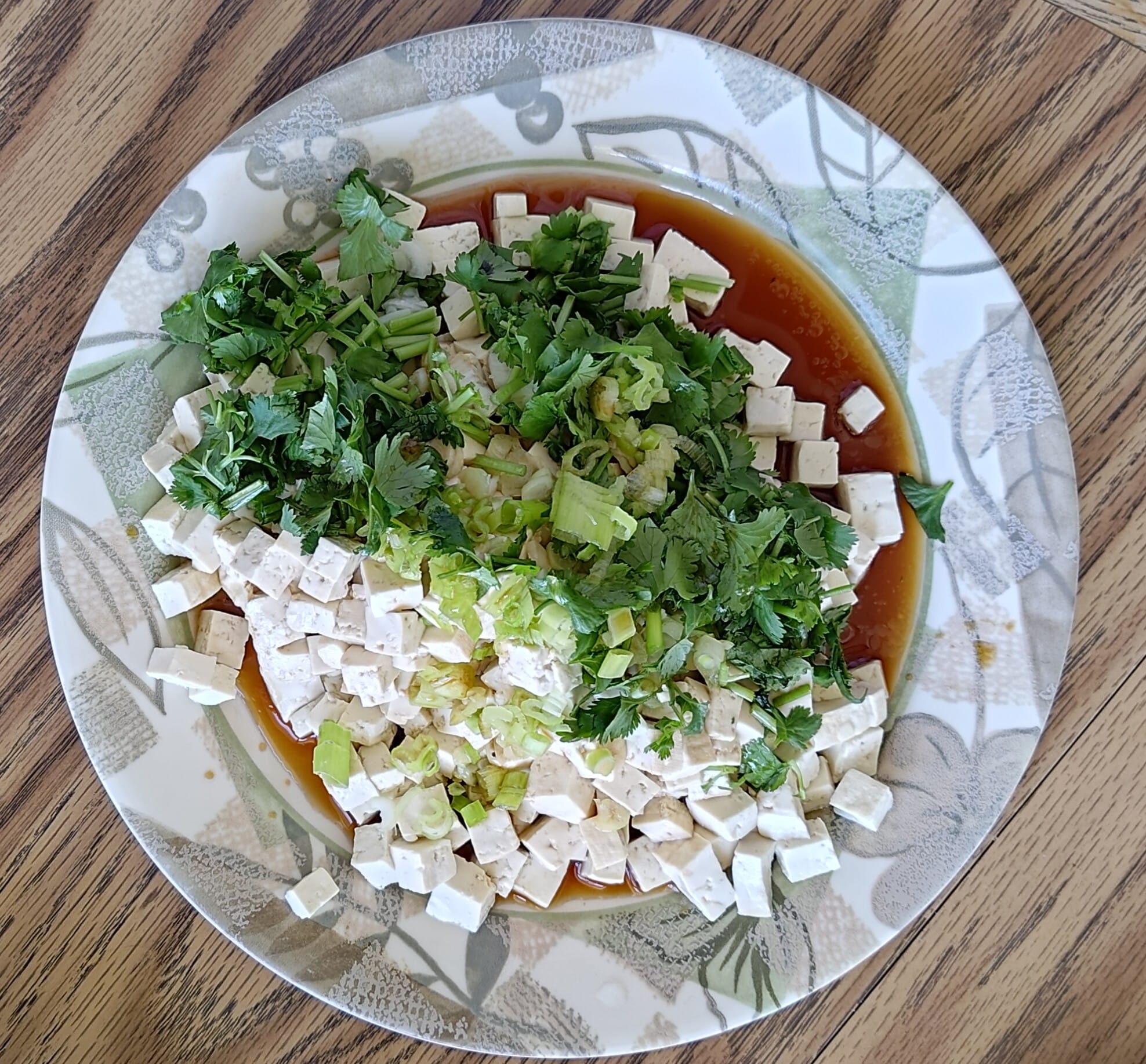 Scallion Tofu Salad