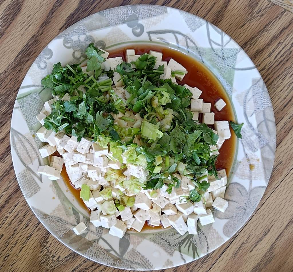 Scallion Tofu Salad