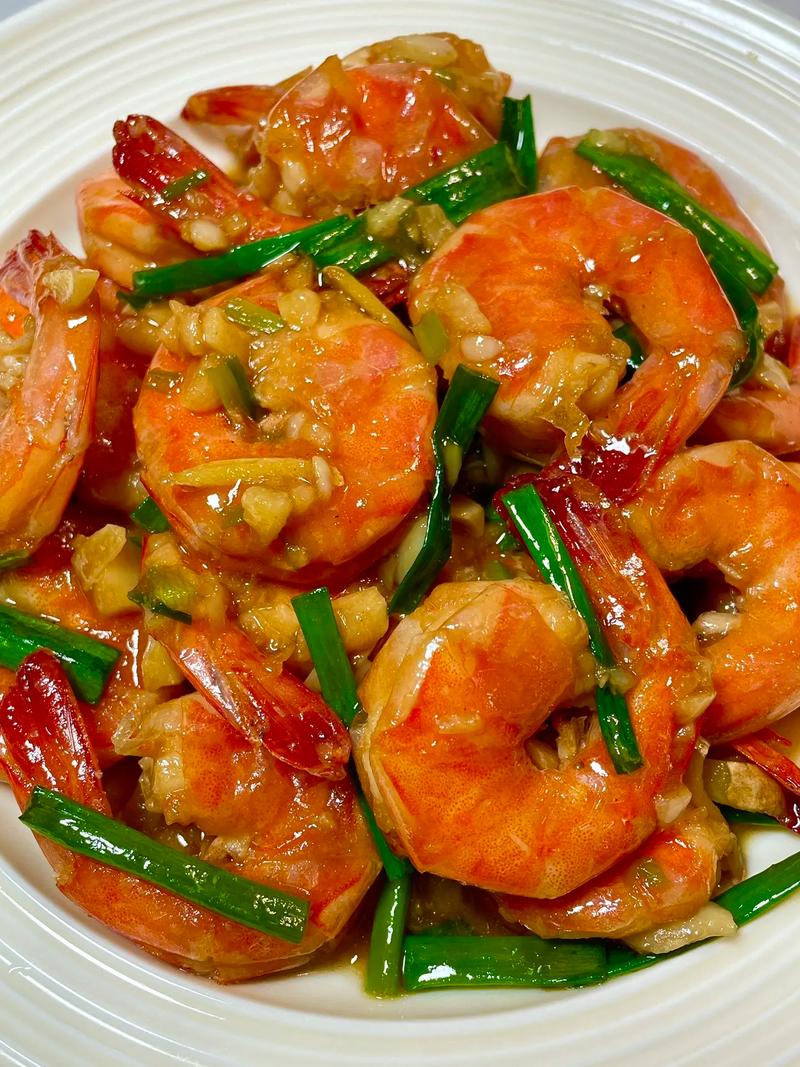 Garlic Butter Braised&nbsp;Prawns