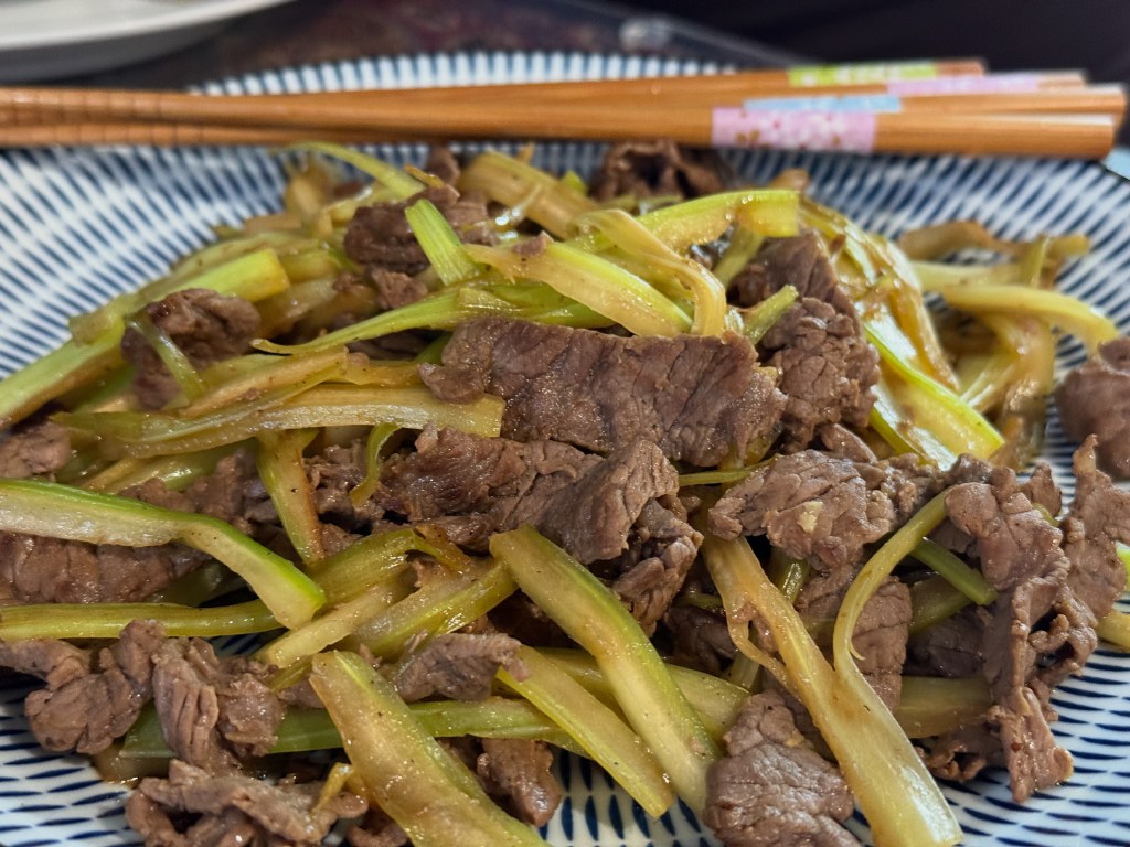 Beef with Celery