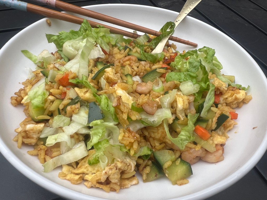 Egg Fried Rice with&nbsp;Cabbage