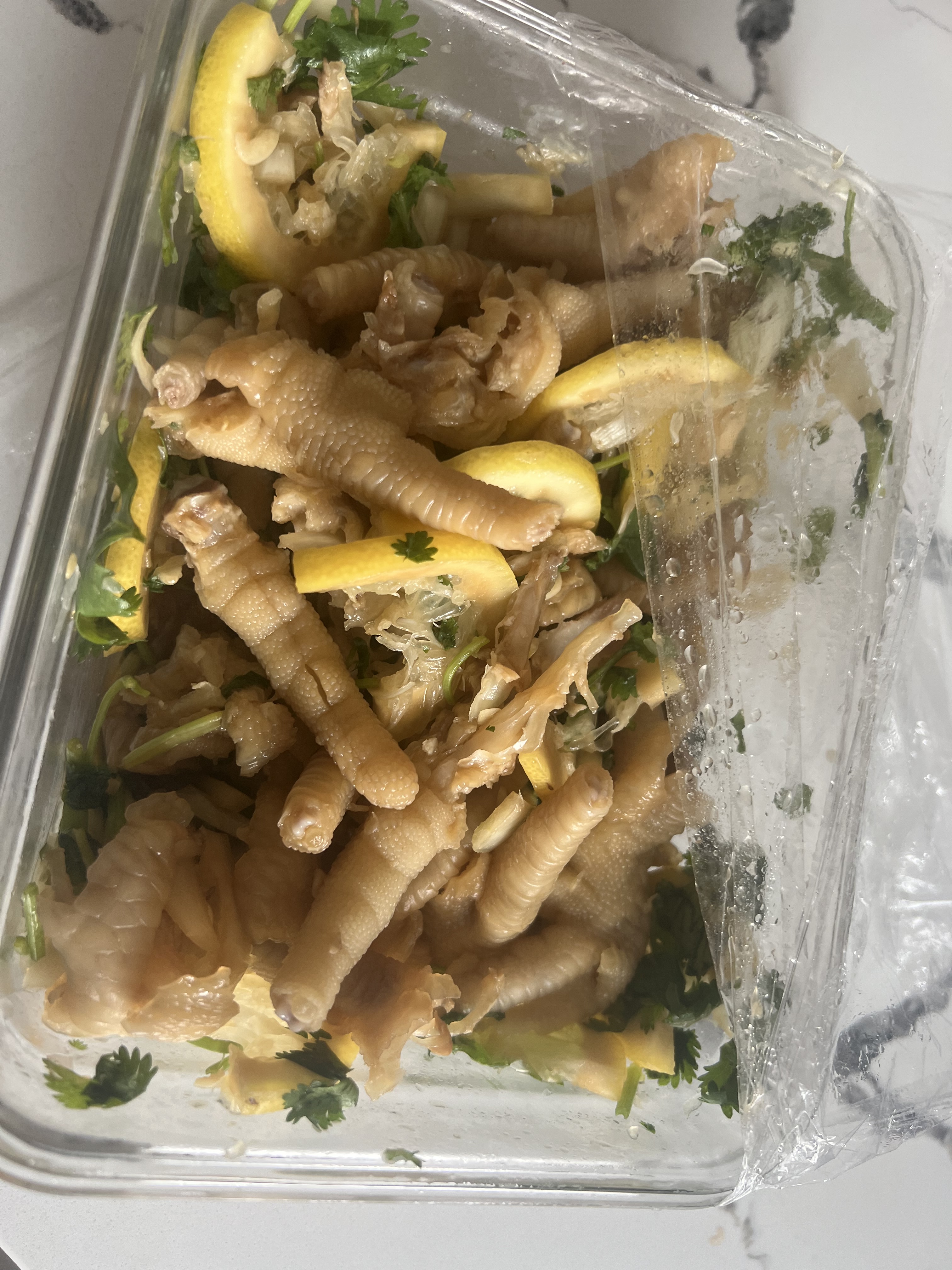 Lemon Chicken Feet