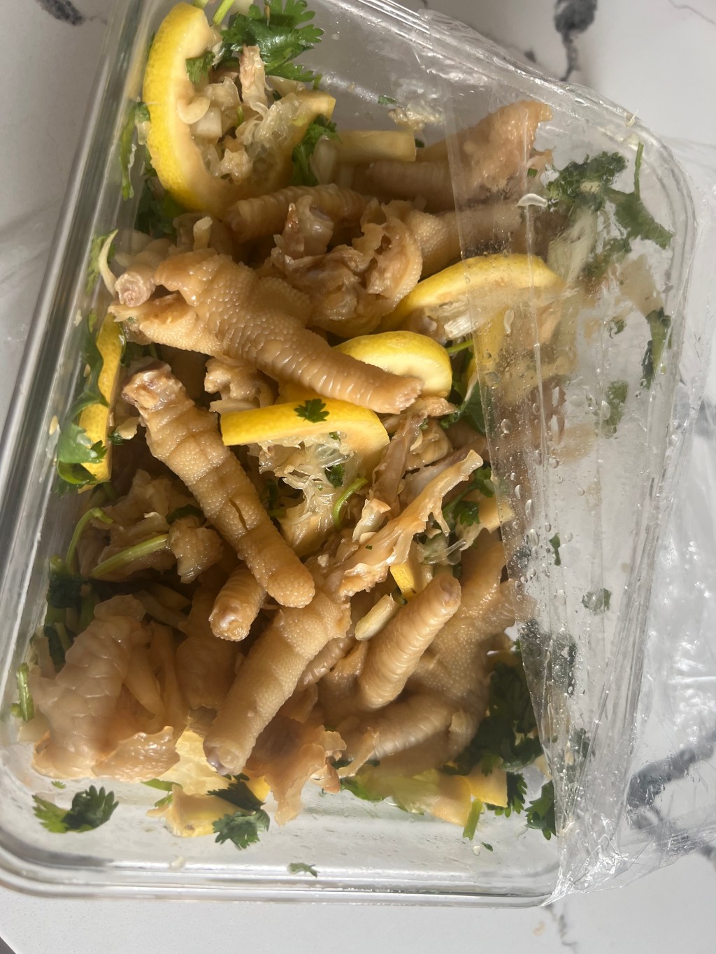 Lemon Chicken Feet
