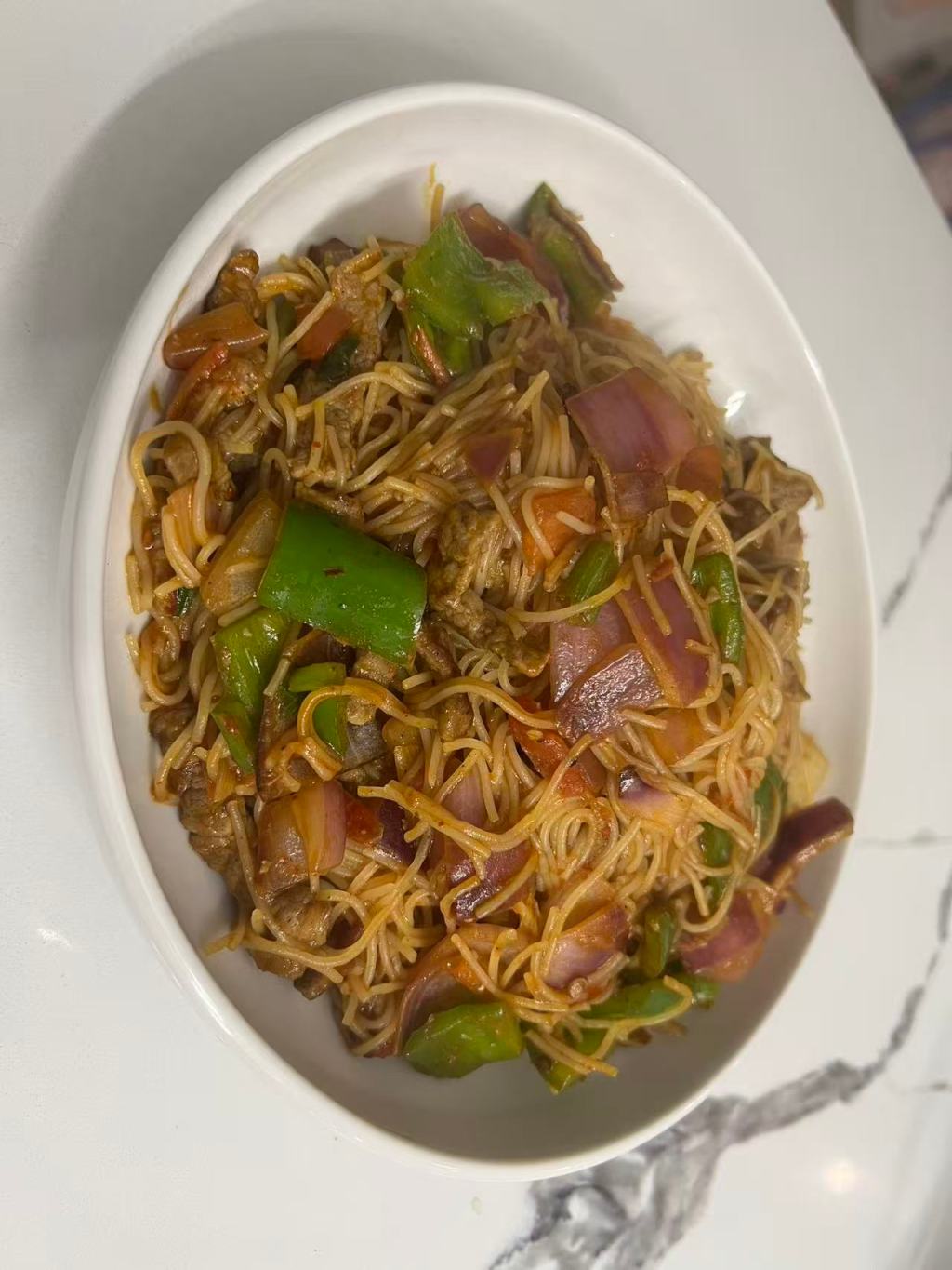Beef Stir-Fried Rice&nbsp;Noodles