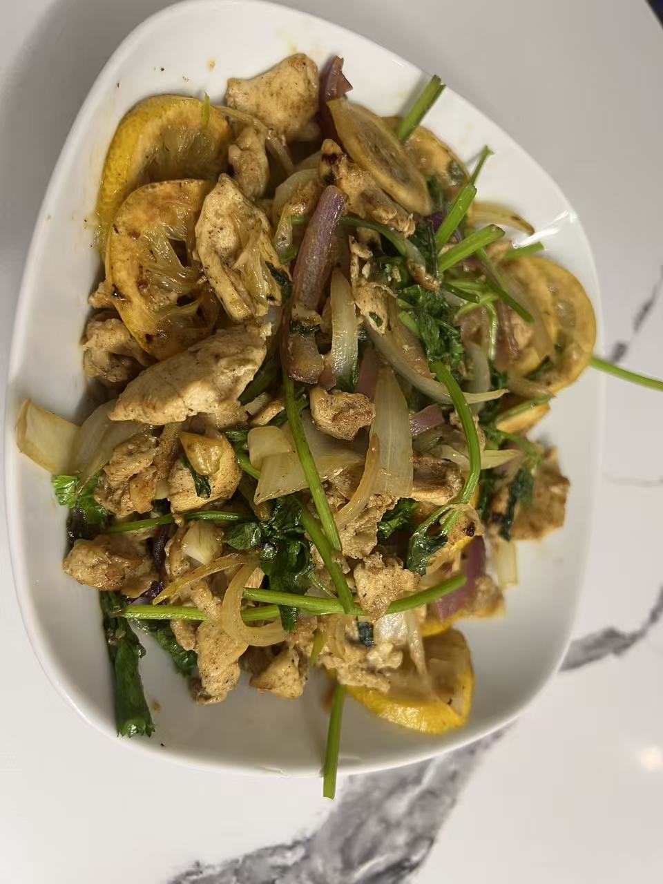 Dry-Fried Lemon Chicken