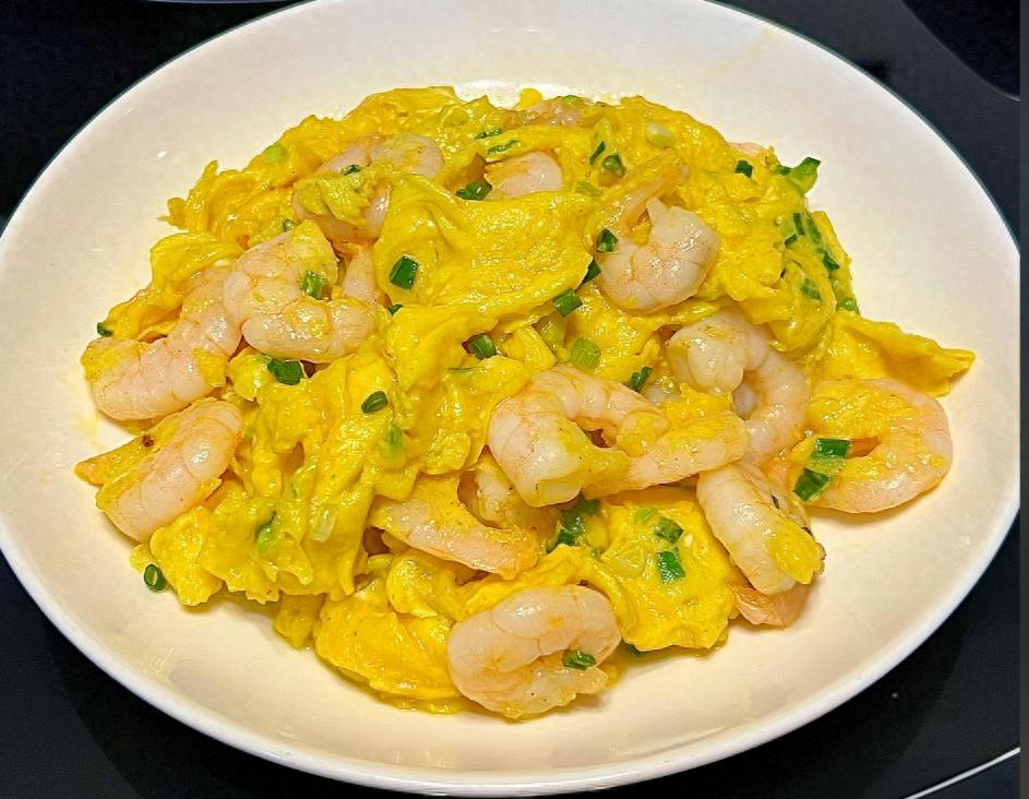 Shrimp and Silky Eggs